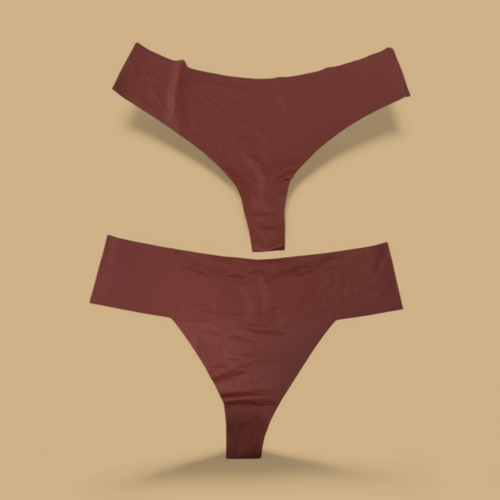 Bundle Thongs Skims Size 2X Saffron Naked Panty Thong Soft Panties NWT